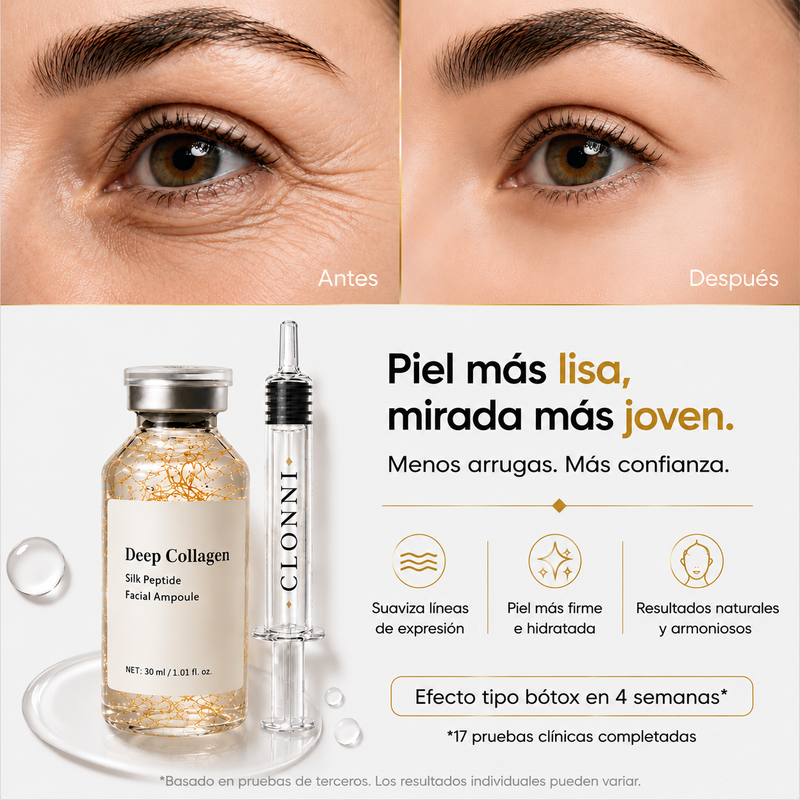 Sérum Reafirmante de Colágeno y Péptidos de Seda
