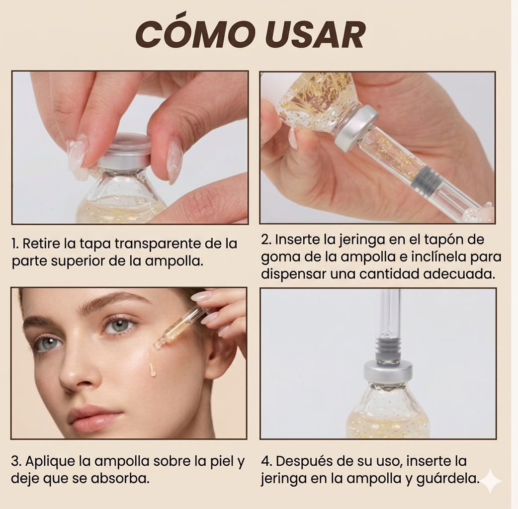 Sérum Reafirmante de Colágeno y Péptidos de Seda
