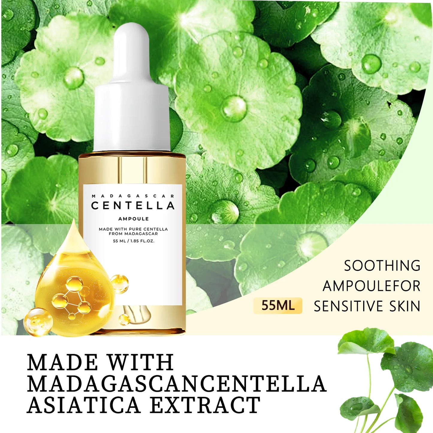 Centella Glow. Ampolla iluminadora con centella asiática.